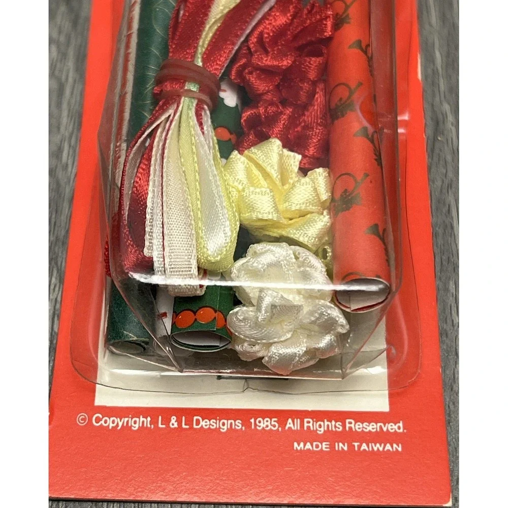 Vintage WESTRIM CRAFTS 4436 Christmas Ribbon & Bows 5-Piece Set Holiday‎ Decor